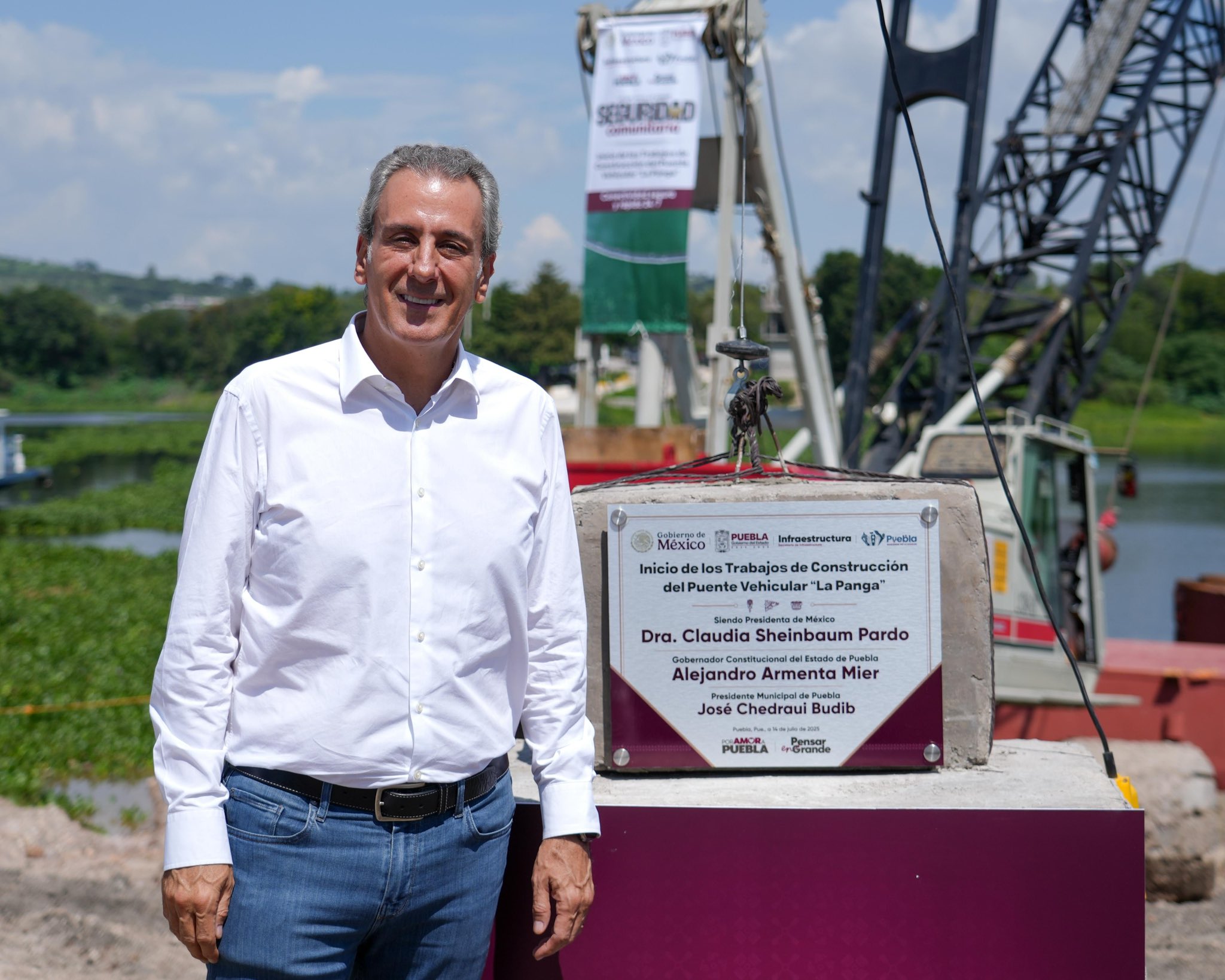 Pepe Chedraui y construcción en la Panga