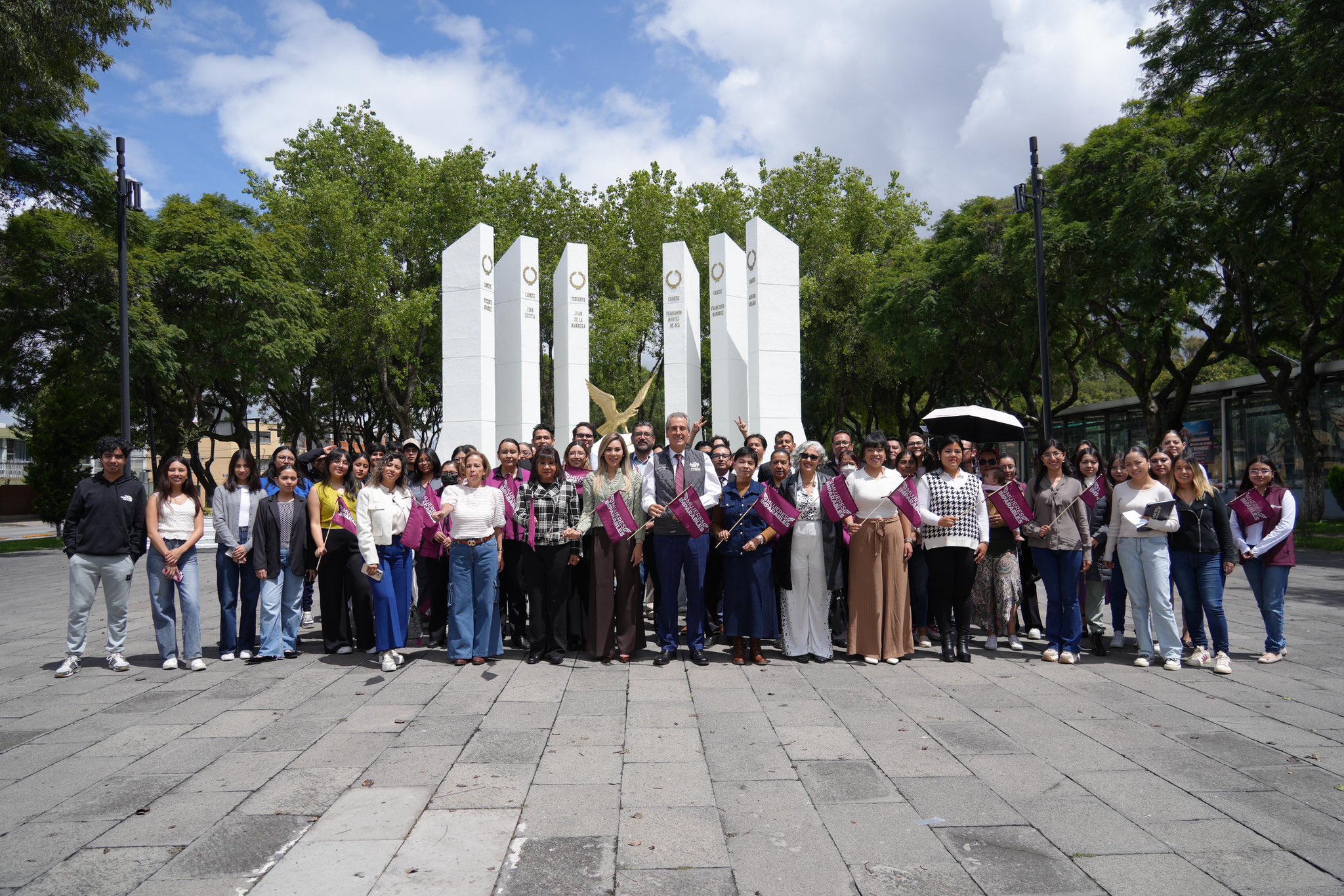 Apoyo de mujeres en Puebla