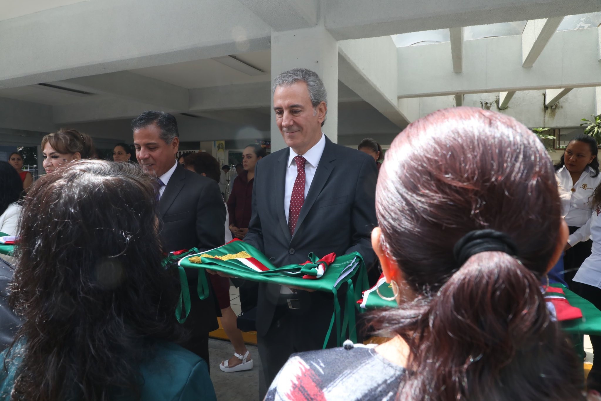 Entrega de Banderas en Puebla