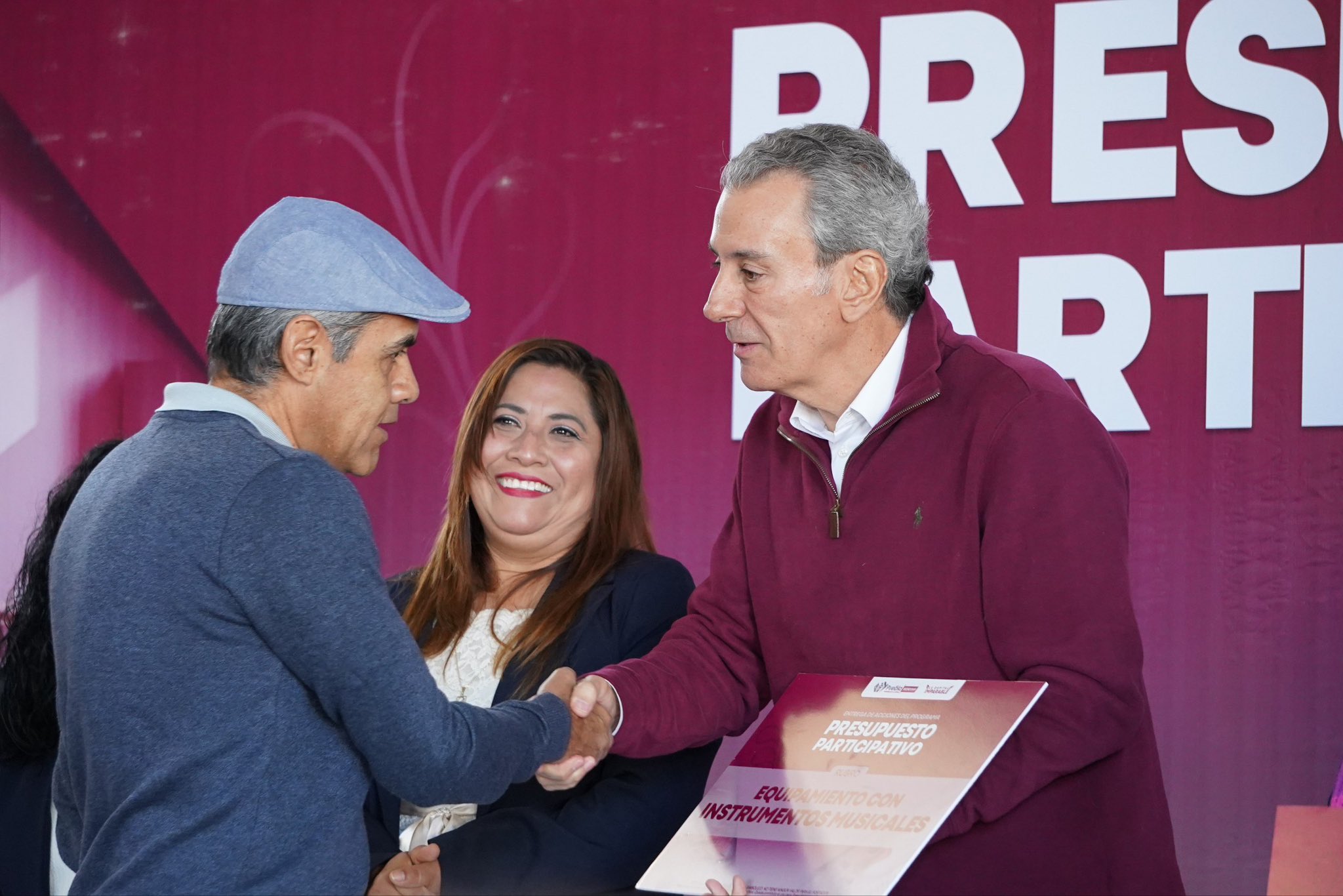 Pepe Chedraui da instrumentos