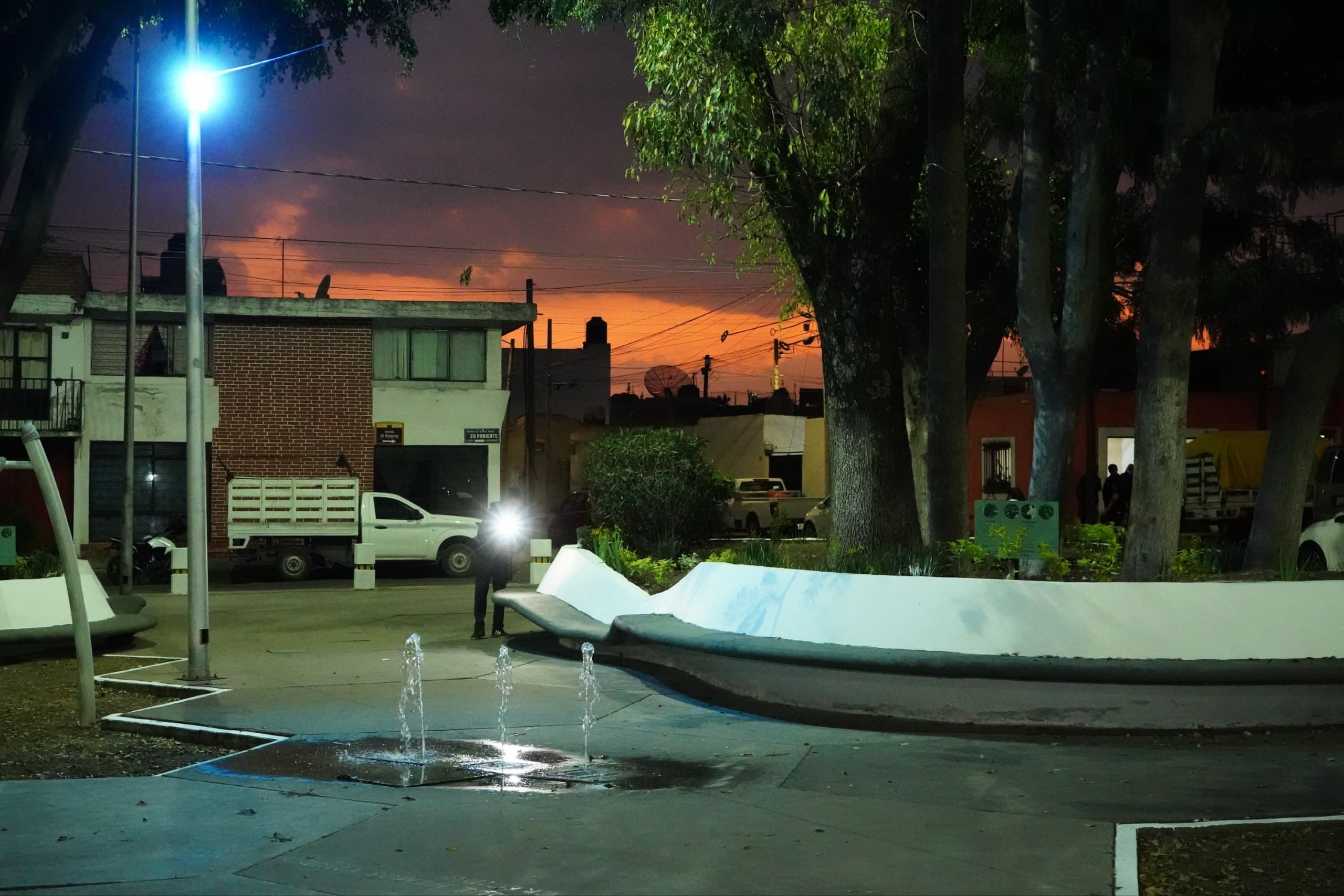 Gobierno de Pepe Chedraui renueva la fuente del Parque de Santa Anita